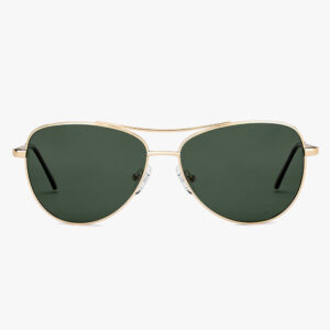 Daniel Karter Urban Mirage – Transparent Grey & Gold Sunglasses
