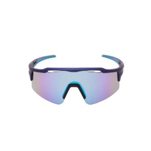 Spectrum Shield Sports Sunglasses (Deep Blue/Cyber Revo Lens)