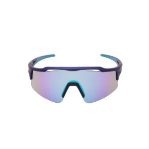 Spectrum Shield Sports Sunglasses (Deep Blue/Cyber Revo Lens)