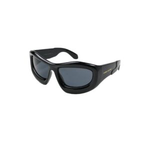 ​Daniel Karter | The Cyber Visor - Sculpted Black & Smoke Lens