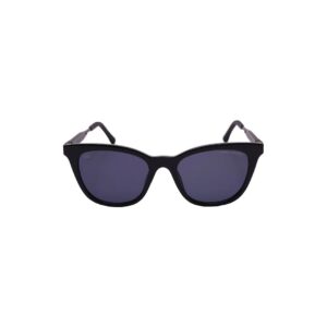 Daniel Karter | Timeless Cat-Eye Sunglasses - Jet Black & Golden wood