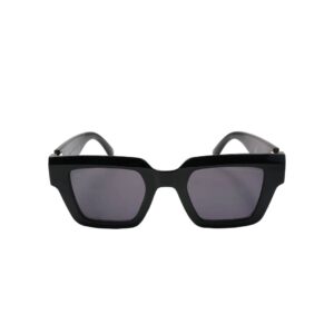 Daniel Karter Bold Black Acetate Square Sunglasses | 'The Icon