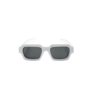 Daniel Karter | DK-Chunky Retro White Square Sunglasses
