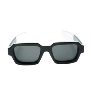 Daniel Karter | DK-Chunky Retro Black Square Sunglasses