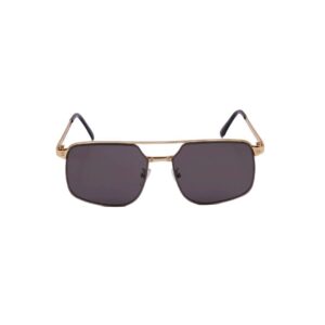 Daniel Karter | DK-Modern Maverick Grey Square Metal Sunglasses