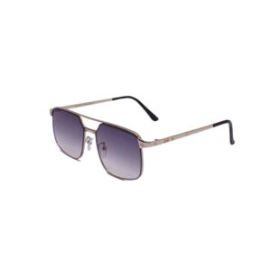 Daniel Karter | DK-Modern Maverick Purple light Gradient  Square Metal Sunglasses