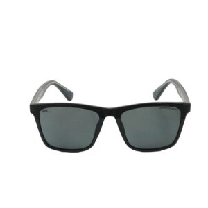 Daniel Karter The Signature Hexagonal Aviator Sunglasses (Black & Green Gradient)