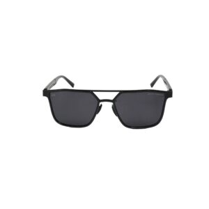Daniel Karter | DK-Black Pilot Gunmetal Rectangular Sunglasses