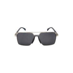 Daniel Karter | DK-Dark Pilot Gunmetal Rectangular Sunglasses