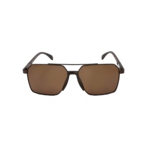 Daniel Karter | The MAJESTY Geometric Aviator Sunglasses - Black & Brown