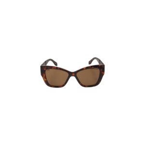 Daniel Karter The LEGACY Hexagonal Aviator Sunglasses ( Cream & Brown Zebra Gradient)