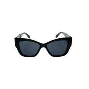 Daniel Karter The LEGACY Hexagonal Aviator Sunglasses Black & Navy Blu