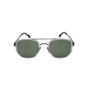 The PHOENIX Hexagonal Sunglasses (Gunmetal & White)