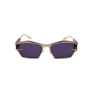 The ORBIT Futuristic Geometric Sunglasses (Gunmetal & Lavender)