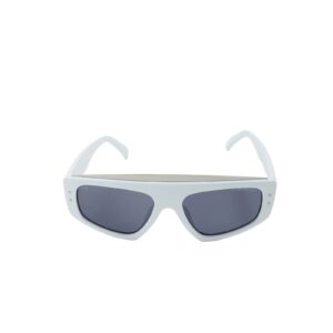 Daniel Karter Quantum Shield White Sunglasses