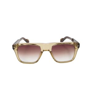 Daniel Karter The Maverick Rectangular Bloody Cream Sunglasses