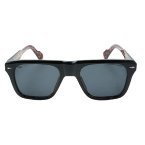 Daniel Karter The Maverick Rectangular Zebra blu Sunglasses