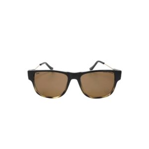 Daniel Karter The Maverick Rectangular Brown Sunglasses