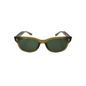 Daniel Karter The Maverick Rectangular Gold Leef Sunglasses