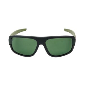 Daniel Karter Men's Green Sport Wraparound Sunglasses