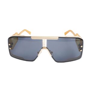 Daniel Karter Luxury Yellow Shield Visor 3