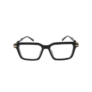 Daniel Karter The Explorer Square Tortoiseshell Sunglasses with Transparent Metal