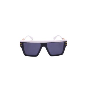 Daniel Karter Commander Flat-Top Shades - White & Sunset Classic