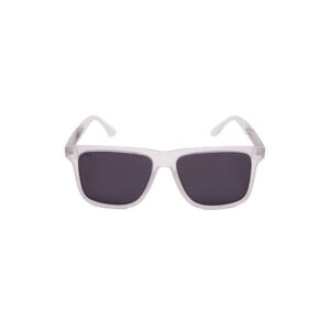 Daniel Karter | Polarized Aura Square Sunglasses - Clear Transparent Frame