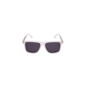 Daniel Karter | Polarized  Aura Square White  Sunglasses Clear Frame