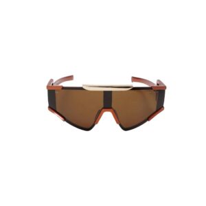 Daniel Karter | Velocity Futuristic Shield Sunglasses - Copper Frame