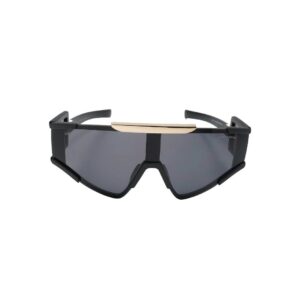 Daniel Karter | Velocity Futuristic Shield Sunglasses - Blacked Frames