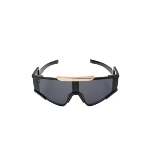 Daniel Karter | Velocity Futuristic Shield Sunglasses - Black Frame