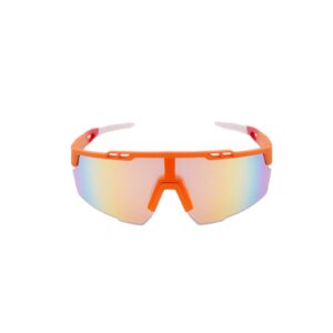 Daniel Karter | Velocity Stealth Shield – Matte Black & Crimson Performance Sunglasses