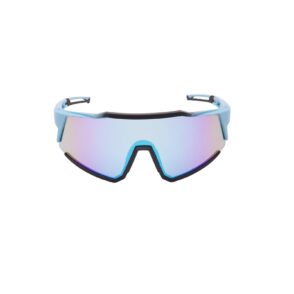 Daniel Karter Velocity Series: Sky Blue Panoramic Shield Sunglasses